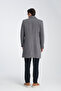 Men's Long Coat Zippered Fish Back Fabric - 3