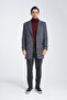 Plaid Patterned Men's Thick Cashmere Coat Regular Fit - 6