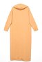 Soft Yellow-Hooded Knitted Dress - 4
