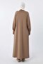 Mink Cotton Sleeves Buttoned Epaulette Dress - 4