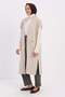 Stone-Pocket Long Knitwear Vest - 3