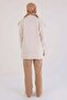 Ecru-Brooched Knitwear Vest - 4