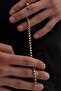 Men's Steel Bracelet - Ottoman 5.5mm Polo Men's Bracelet Imprint Thin Model - 2