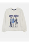 Girls Graphic Print Sweatshirt & Leggings Set - 2
