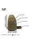 Waterproof Cross Shoulder And Waist Bag (DAILY USE KHAKI COLOR) (28X18CM) - 5