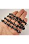 Men's Black Sailor Model Steel Chain Necklace - 3
