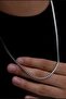 Men's Steel Necklace - 3 Mm Medium Thick Cube Model Steel Necklace