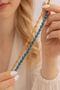 Women's Steel Bracelet - Steel Blue Embellished Sailor Design Women's Bracelet