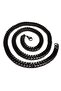 Black Tight Knitted Gourmet Steel Men's Necklace Chain