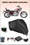قماش القنب للدراجات النارية متوافق مع القفل باللون الأسود لـ Keeway Super Shadow 250، آمن، مقاوم للماء