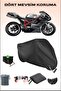 قفل أسود لدراجة نارية Ducati 848 Evo متوافق مع القماش المشمع، آمن، مقاوم للماء