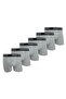 Men's 6-Piece Luxury Boxed Cotton and Stretch Fabric Boxers - Gray - 4