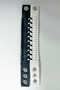 Black and White Braided Leather Snap Fastener Unisex Bracelet - 2