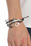 Shabby Unisex Bracelet with Handcuffs Heart Arrow Figure - 2