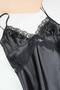 Faryanight Silky Satin Lace Detailed Rope Strap Nightgown - 2