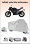 Motorcycle Cover with Lock Compatible for Kawasaki Z 250SL, Secure, Waterproof , Durable Fabric.