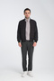 Men's Stamped Garnished Pilot down Coat