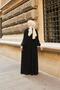 Roba Detailed Balloon Sleeves Flowing Ponch Ferace Black - 3