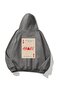 Unisex Oversize Sweatshirt Hoodie Amore Ace Printed Smoked - Hooded, Kangaroo Pocket