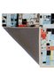 Barcelona Collection Abstract Square Geometric Pattern in Blue Tones Modern Decorative Carpet 59 - 5