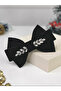 Velvet Zircon Stone Bow French Buckle
