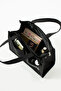 CANVAS FABRIC EMBROIDERY DETAIL LARGE SHOULDER BAG - 2