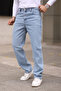 Açık Mavi Erkek Baggy Fit Jeans Kot Pantolon TMNAW24JE00027