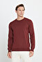 Men's Tile Standard Fit Regular Cut Crew Neck Woolen Comfortable Knitwear Sweater