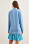 Women's Baby Blue Garnished Thessaloniki Dresselb- 19000965 - 5
