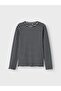 Nkfvemma Glitter Ls Slim Top Navy Blue 13235162 - 3