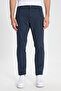 Cotton Lycra Flexible Slim Fit Slim Fit 5 Pocket Men's Navy Blue Chino Pants