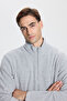 Anti-Pilling Non-Pilling Bato Collar Cold-Proof Men's Standard Fit Sweatshirt Fleece - 5