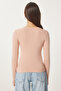 Women's Biscuit Crew Neck Basic Knitted Blouse Cr00439 - 8