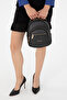 Women's Black Print Backpack 05Po24K1876 - 2