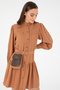 Limited Edition Brown Women's Shoulder Bag 05Pc24K24109