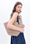 Black-Large Size Straw Hand and Shoulder Bag
