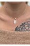 Star Gold Woman Necklace with Stones - 3