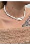 Pearl Design Women's 2-Piece Necklace - 3