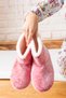 Women's Slippers Home Boots Winter Home Shoes with Effect Soft Silent Sole Red0001 - 4