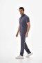Men's Surgical Suit Scrubs with Lycra Smoked Judge Collar Snap Detail - 3