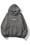 Unisex Oversize Sweatshirt Hoodie Problems Sculpture Printed Smoked – Hooded, Kangaroo Pocket, 3 Threads - 2