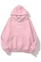 Unisex Oversize Sweatshirt Hoodie Problems Sculpture Printed Pink – Hooded, Kangaroo Pocket - 2