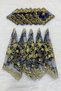 Gold Glitter Bride Groom Halay Handkerchief, Navy Blue 10Pcs, Wedding Henna Circumcision Promise Bridesmaid Engagement Bride Gift