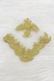 Gold Glitter Bride Groom Halay Handkerchief, White 10Pcs, Wedding Henna Circumcision Promise Bridesmaid Engagement Bride Gift - 7