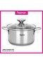 Saucepan With Lid Bambino Series Stainless Steel Silver 14?7.5cm/1.1Liters