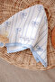 100% Cotton 3-Piece Mouth Cloth Set - Ribbon / Blue - 3