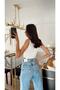 Ns-63470 Blue Mom Jean High Waist Jeans Slim Fit Denim Pants - 5