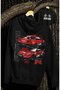 Oversize Gtr Liberty Walk Nis San Back Printed Hooded Sweatshirt, Unisex Car Themed Hoodie