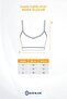 Young Girl Thick Strap Padded Half Tank Bra 4409 White - 4
