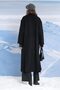 Long Felt Coat Black - 4